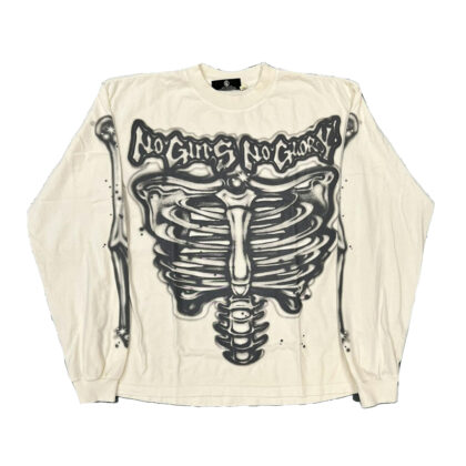 Hellstar Airbrushed Bones Long Sleeve T-Shirt