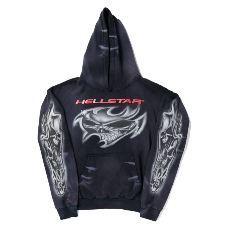 Airbrushed Skull Hoodie